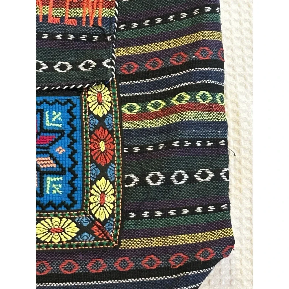 Backpack Bag Embroidered Jerusalem - Vibrant Colors